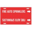 Fire Auto Sprinklers Strap-On Pipe Markers