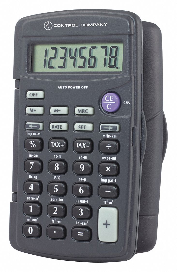 9GGA4 - Calculator Portable 4-1/4 In 8 Digit