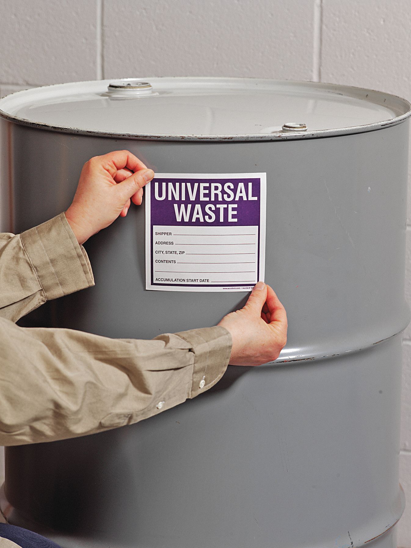 Universal Waste, 6 in Label Wd, DOT Handling Label 9GGD7MHZW16PSC Grainger