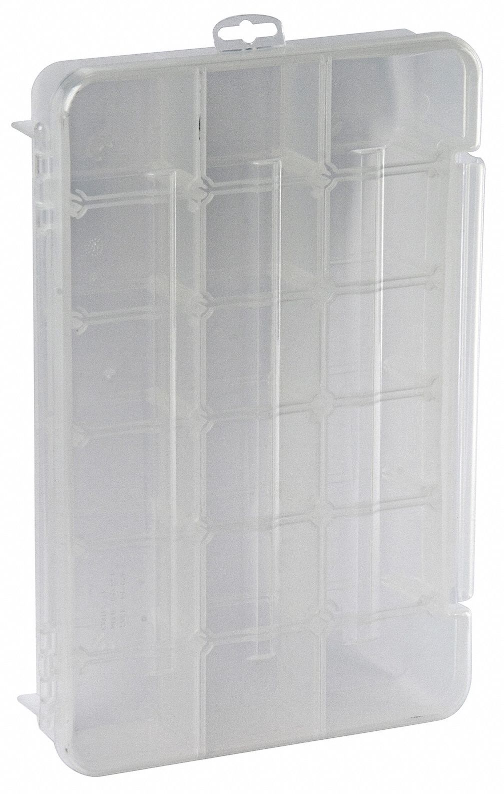 AKROMILS Compartment Box, ClearW, 1EA 9GMC005905 Grainger