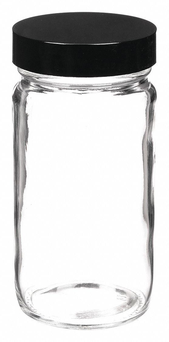 Jar: Soda Lime Glass, 500 mL Capacity - mL, 16.9 fl oz Capacity - oz, Closure Included, Transparent