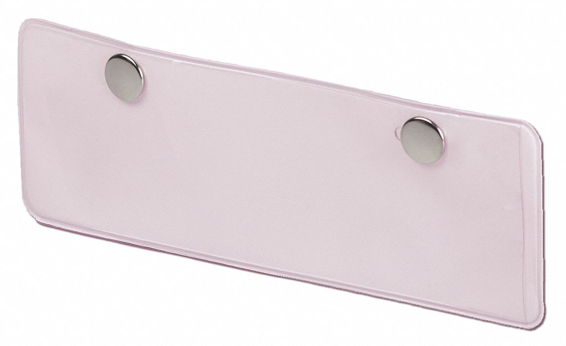 LABEL HOLDER, COLOR PINK, FINISH SMOOTH, LABEL ATTACHMENT TYPE POCKET ...