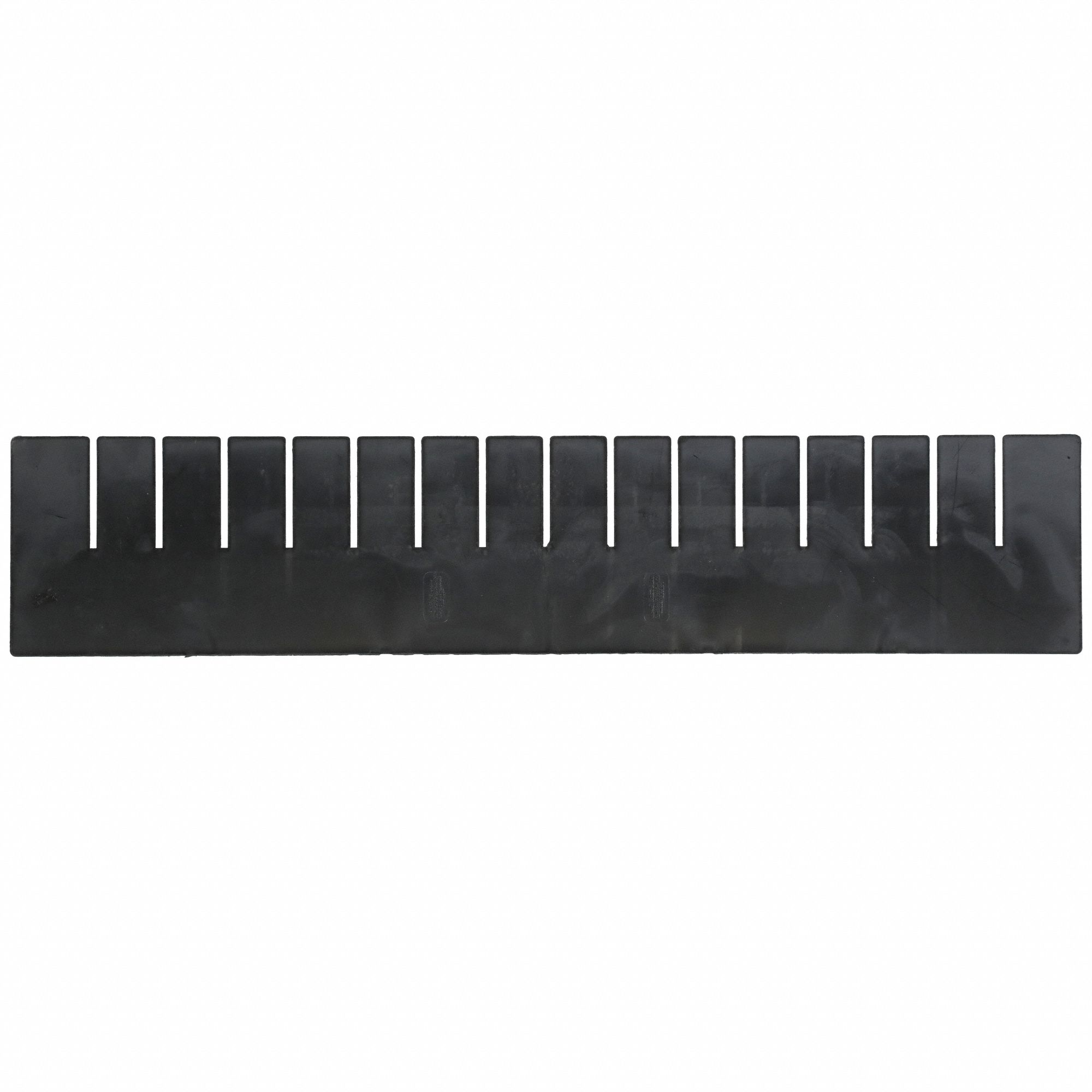Divider: 20 5/8 in x 4 1/2 in, Plastic, DC3050-XL