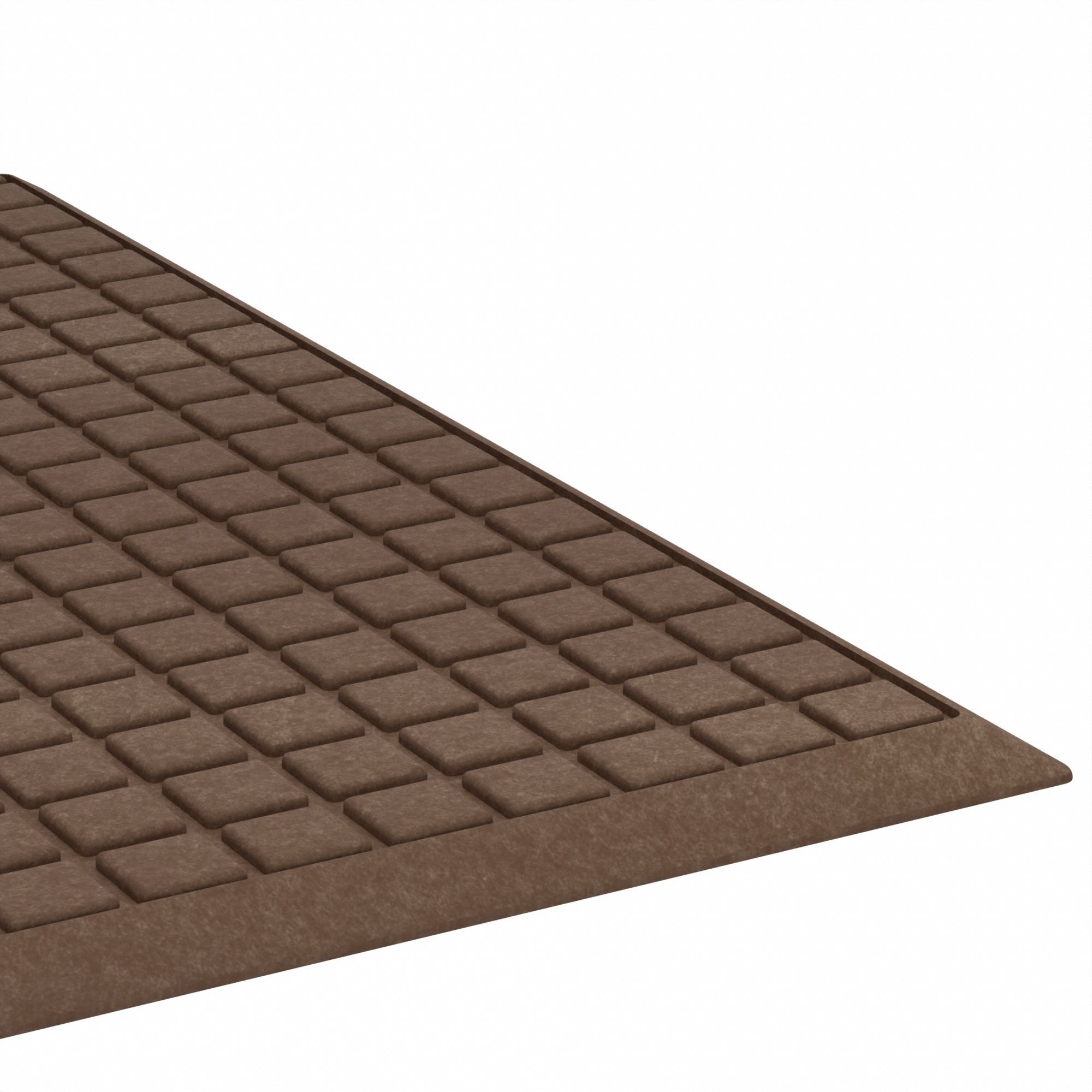 ENTRANCE MAT, WAFFLE, INDOOR/OUTDOOR, MEDIUM, 2 X 3 FT, ⅜ IN THICK, PP/RUBBER