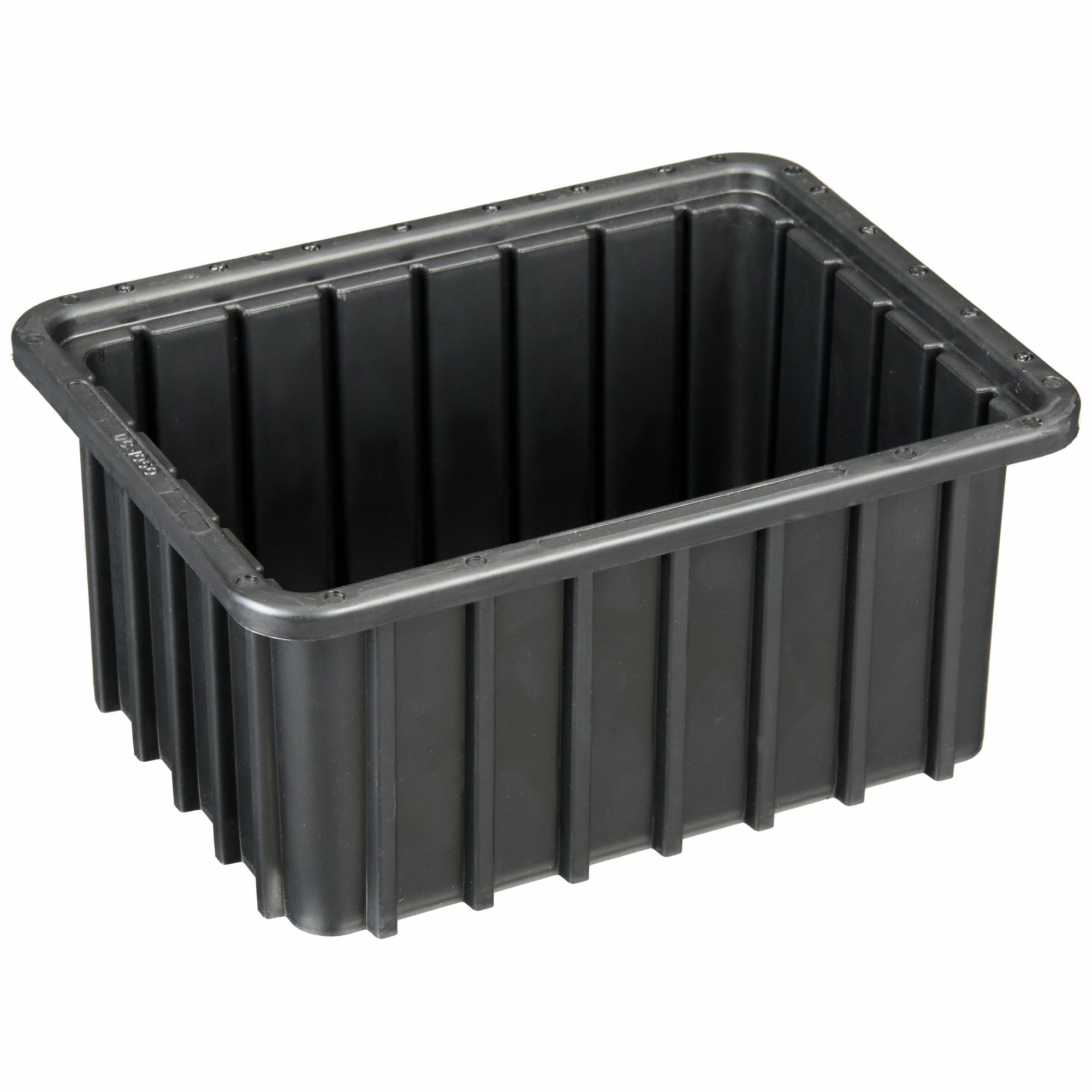 Divider Box: 0.2 cu ft, 10 3/4 in x 8 1/4 in x 5 in, Lid Not Included, Plastic