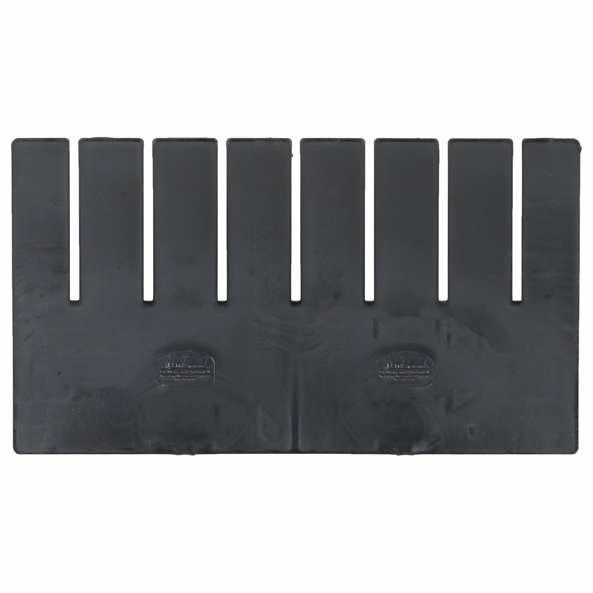 Divider: 9 5/8 in x 5 3/8 in, Plastic, 8APE4/9LUX3/9MEW7