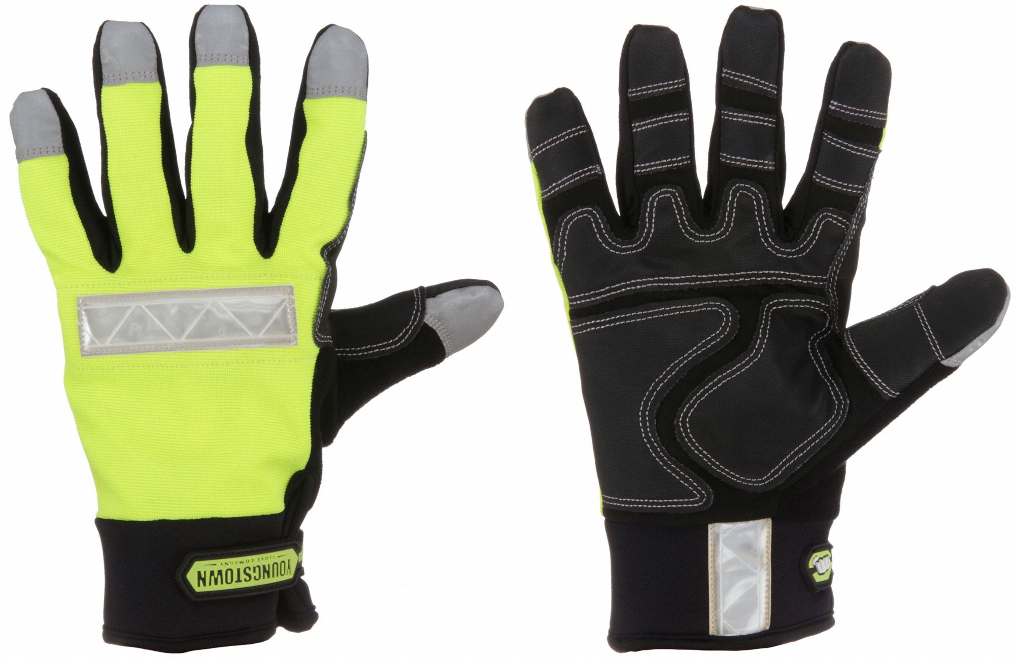 Cold Protection Gloves, 2XL, HiVis Grn, PR