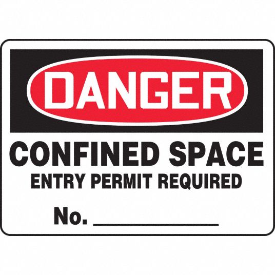 Vinyl, Adhesive Sign Mounting, Safety Sign - 8VTL1|MCSP125VS - Grainger