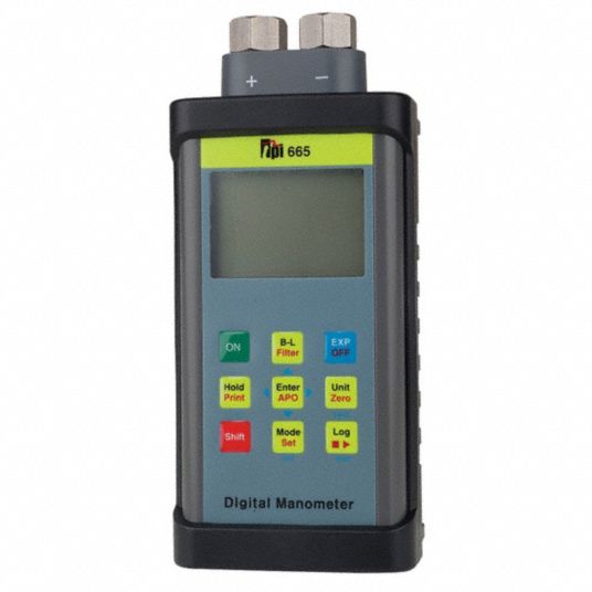 Test Products Intl 1015 Psi To 1015 Psi 5 Digit Backlit Lcd Digital Manometer 9hua3665 