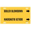 Boiler Blowdown Strap-On Pipe Markers