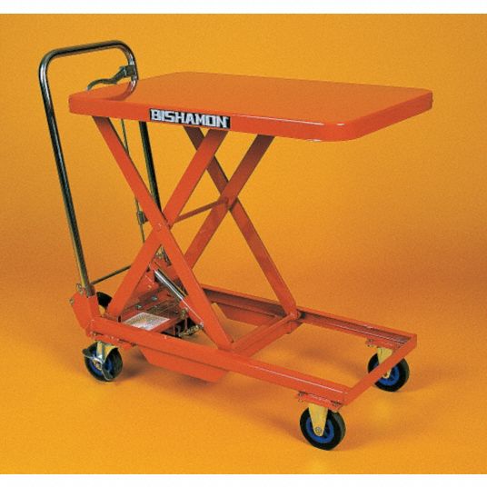 BISHAMON, 660 lb Load Capacity, 32 in x 19 11/16 in Platform, Manual