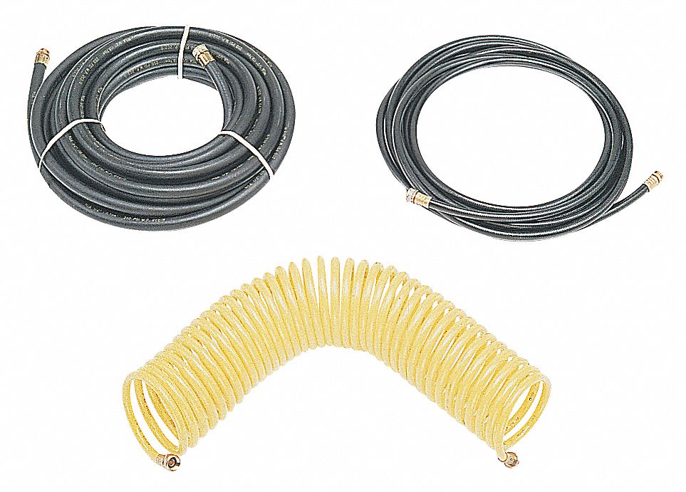 AIR-LINE HOSE, NEOPRENE RUBBER, ⅜ IN INNER DIAMETER, 50 FT, NIOSH, SAR SYSTEMS