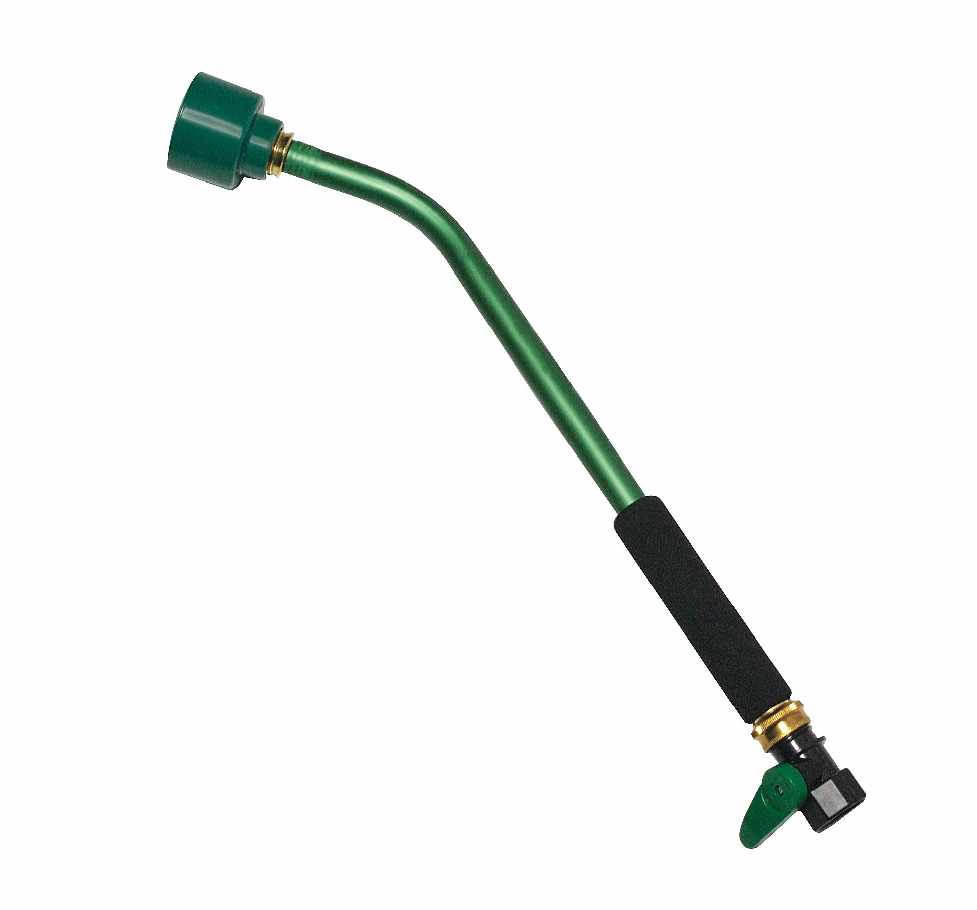 Watering Wand: 100 psi Max. Pressure, Lever, GHT, Aluminum, Green