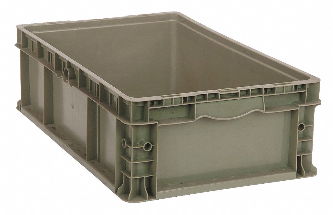 QUANTUM STORAGE SYSTEMS, 10.5 gal, 24 in x 15 in x 9 1/2 in, Straight