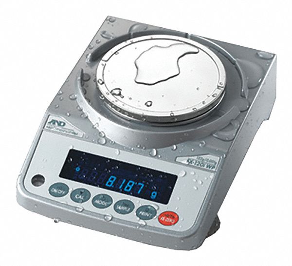 Compact Bench Scale: 1, 220 g Capacity, 0.01 g Readability, 0.01 g Repeatability, ABS