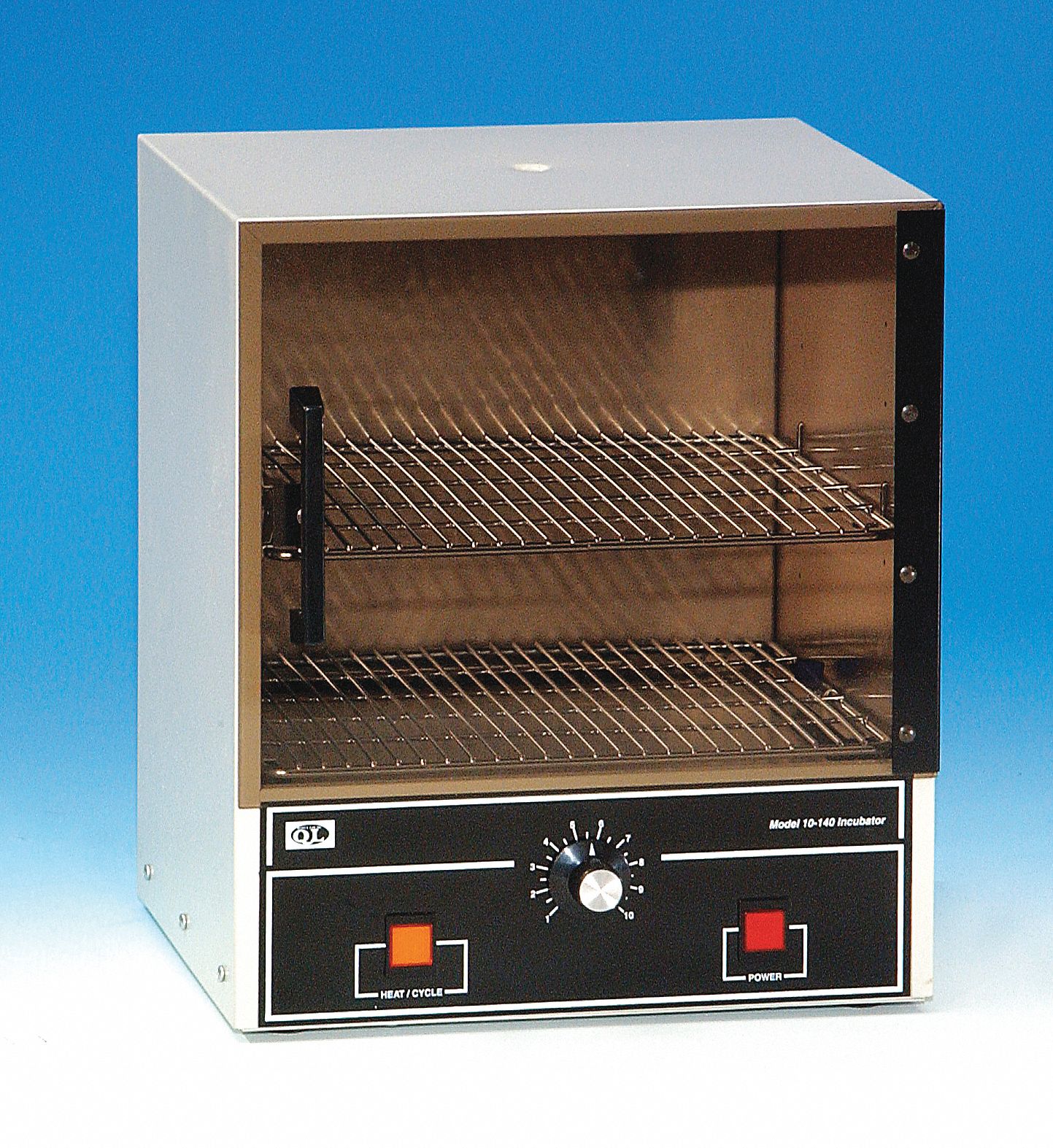 Incubator: Ambient +2° to 62°C, 0.7 cu ft Capacity (Cu.-Ft.), 15 in Overall Ht, Analog