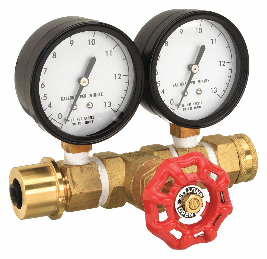 DURO, Home Water Line Test Kit, Water, Flow Meter and Pressure Tester