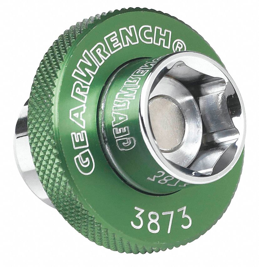 GEARWRENCH 14mm Anodized Aluminum Oil Drain Plug Socket with 3/8 in