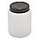500mL/16 oz. Jar, Wide Mouth, High Density Polyethylene, PK 10