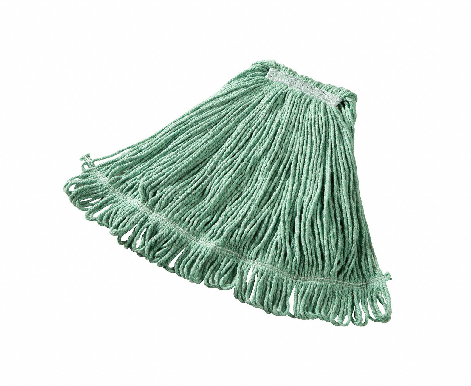 WET MOP,GREEN,COTTON/SYNTHETIC