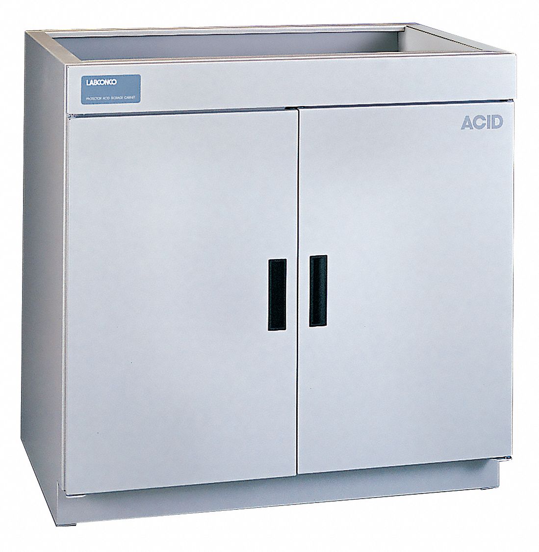 LABCONCO Acid Storage 351/2 in to 363/4 in Ht, 48 in Wd, 22 in Dp, Glacier White