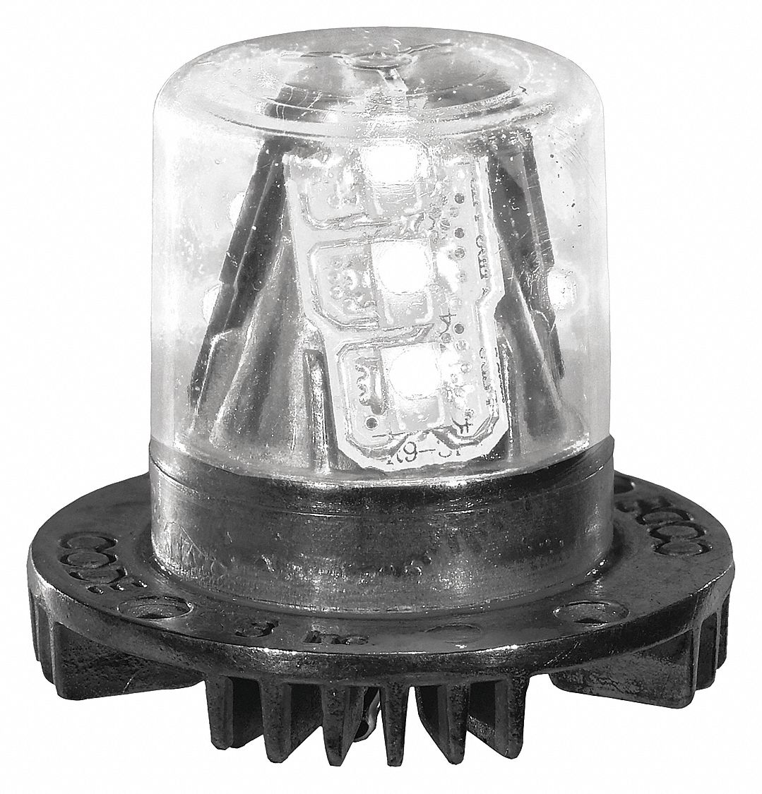 LED Strobe Light Head: 30 Flash Patterns - Vehicle Lighting, Permanent, Pigtail, LED, White