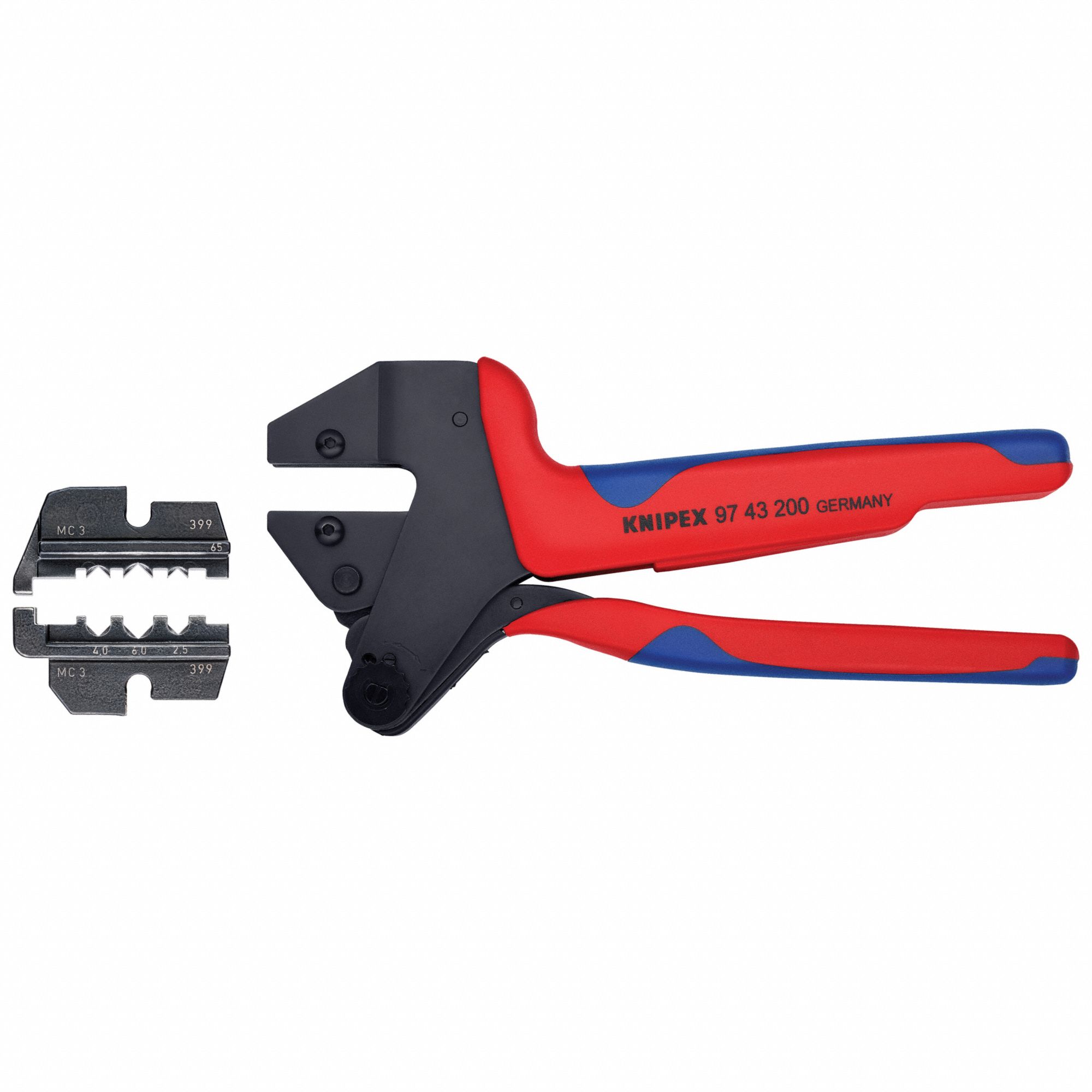 Solar Ratchet Crimper Kit: Solar Cable Connector, MC3, Includes Crimping Die, Plastic Case