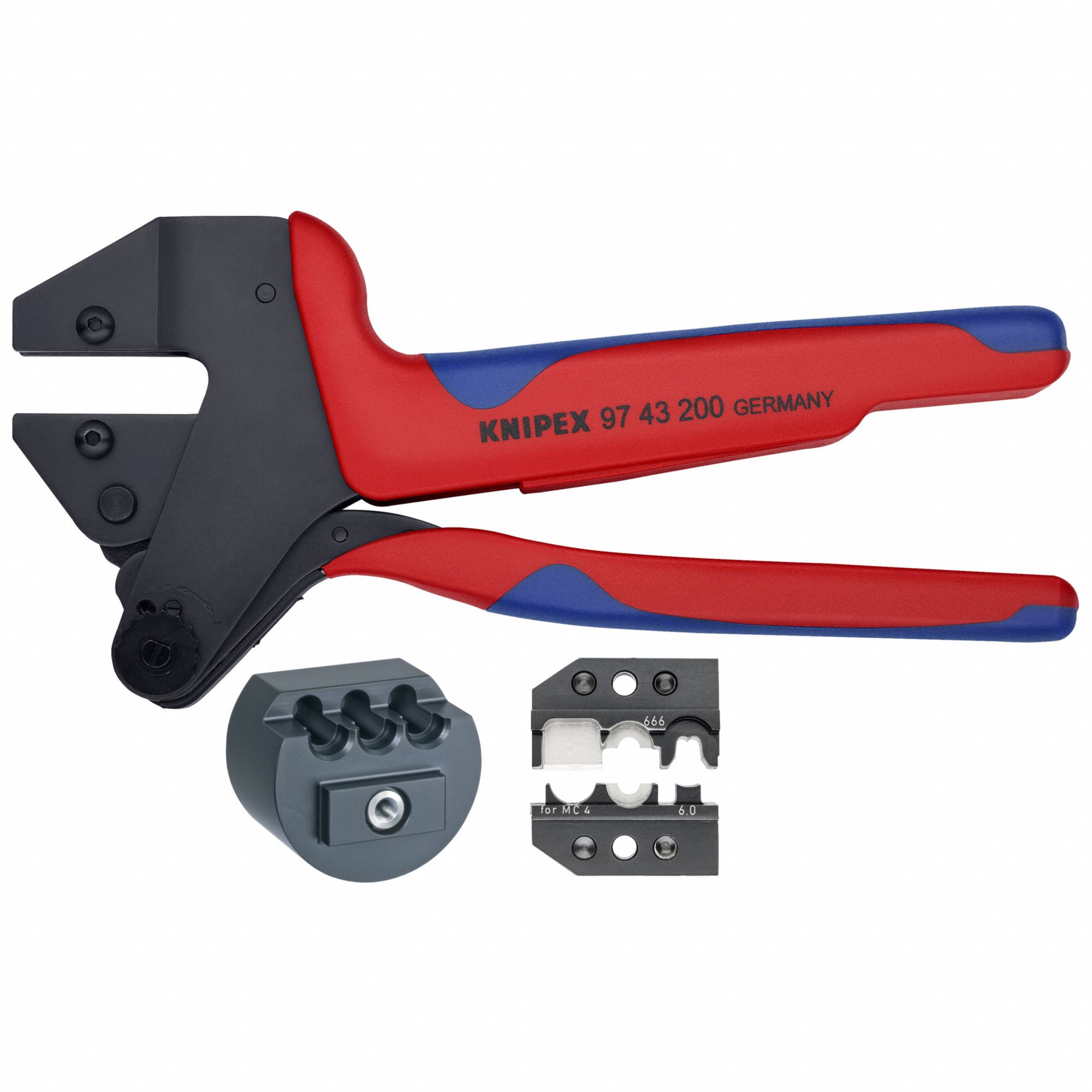 KNIPEX Kit Engarzador,Cable Solar,Para MC4 - Kits de Crimpadoras Manuales -  10G371