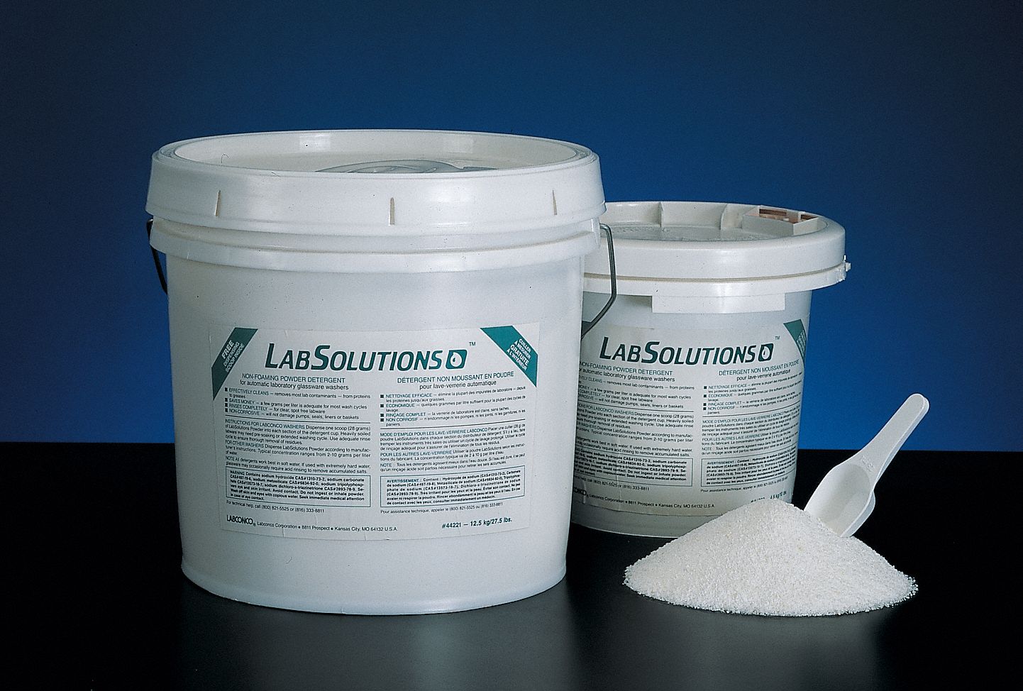 LABCONCO 10 lb Tub NonFoaming Powder Detergent; For Use On Glassware