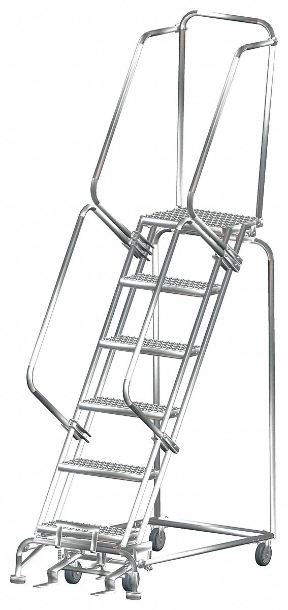 Lockstep Roll Ladder, T304 Steel, 60 in.H