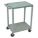 UTILITY CART WITH LIPPED PLASTIC SHELVES, 300 LB LOAD CAPACITY, 24 IN X 18 IN, GREY