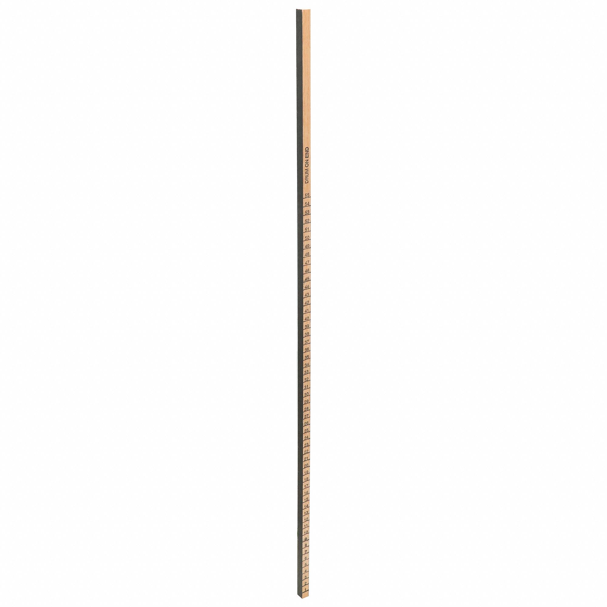 DRUM GAUGE STICK,48 IN L