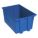 STACK AND NEST CONTAINER, 12.7 GALON, 23½ IN X 19½ IN X 12 IN, BLUE