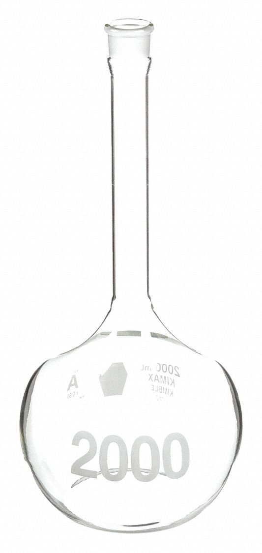 Volumetric Flask, 2 L, 370 mm H