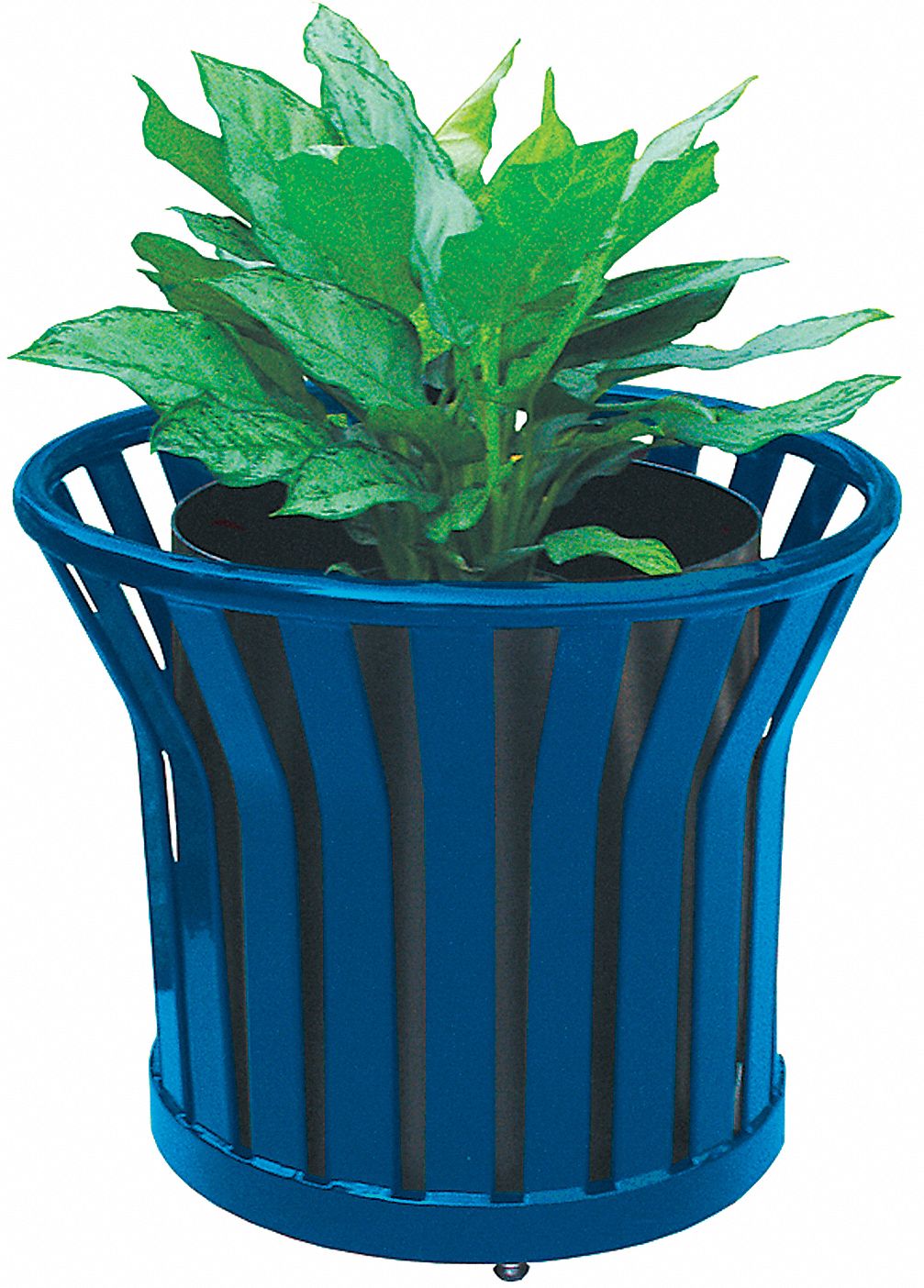 Round Planter 25 1/2 in H Blue