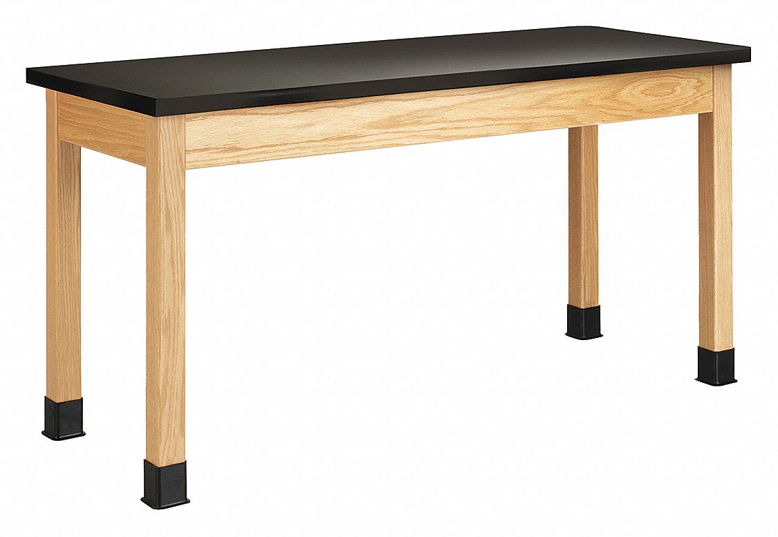 Table: 24 in Overall Wd, 30 in Overall Ht, 5 ft Overall Lg, ChemGuard, 500 lb Load Capacity, Beige