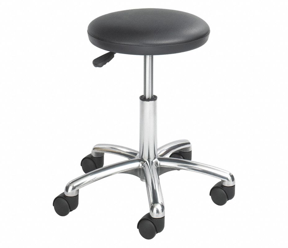 SAFCO Banco de Laboratorio,Negro,Vinilo Sillas ESD y Cuarto de