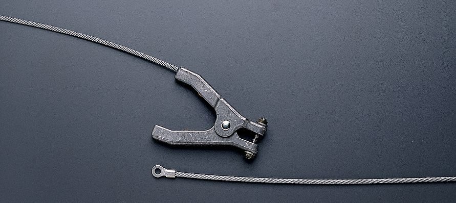 Bonding and Grounding Wire: Hand Clamp/Terminal, 10 ft, Uninsulated, Bare