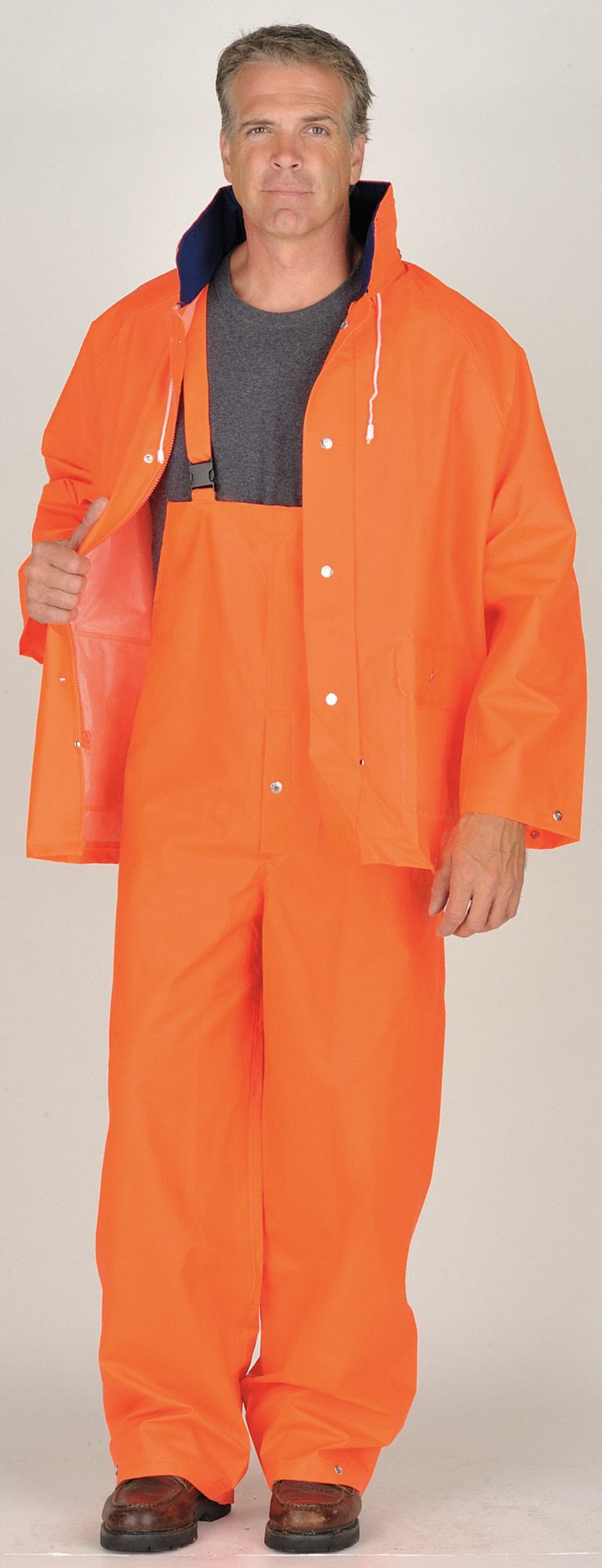 9L059 - 2 Piece Rainsuit Hi-Vis Orange XL