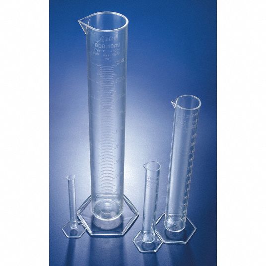 Lab Safety Supply Graduated Cylinder 1 000 Ml Labware Capacity Metric 100 To 1000ml Clear 9nnx3 9nnx3 Grainger