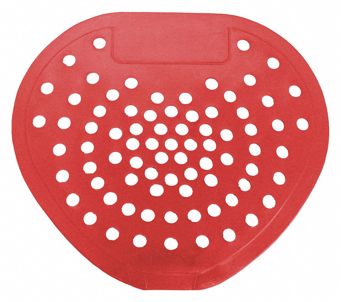 Urinal Screen Heart Red Cherry PK12
