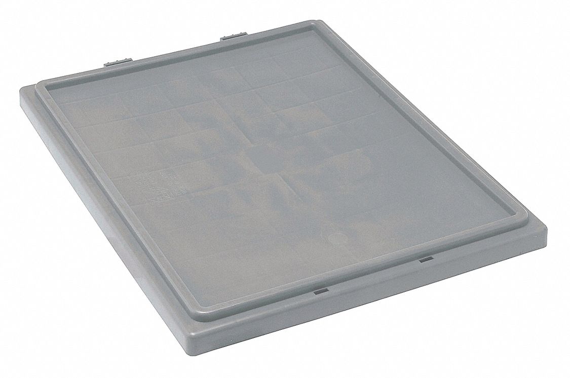 Lid: 19 1/2 in x 15 1/2 in, Gray, FDA Compliant, 8DA64/8UNC0, SNT190/SNT195