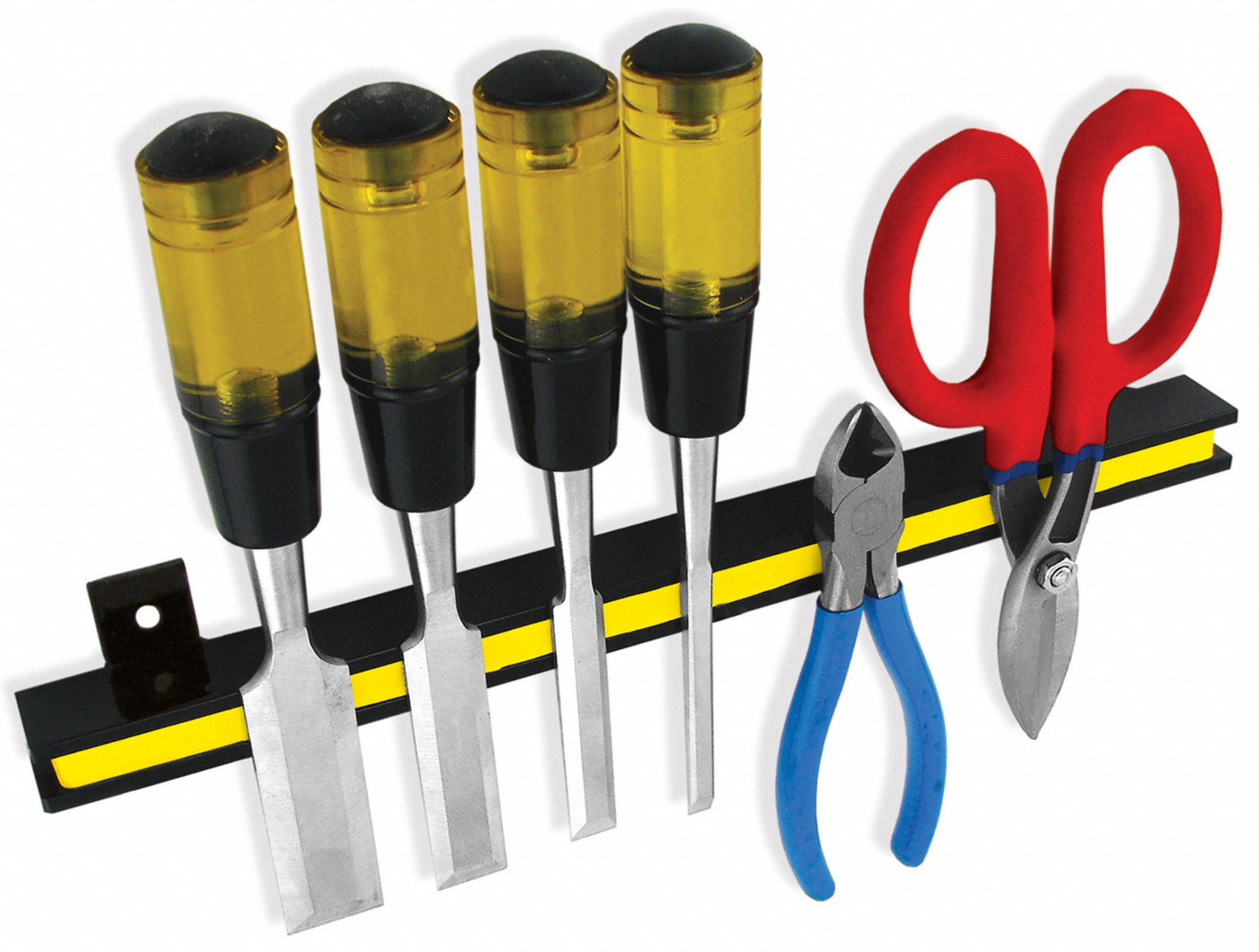 GRAINGER APPROVED Black, Tool Holder, Steel, 3/4 in Overall