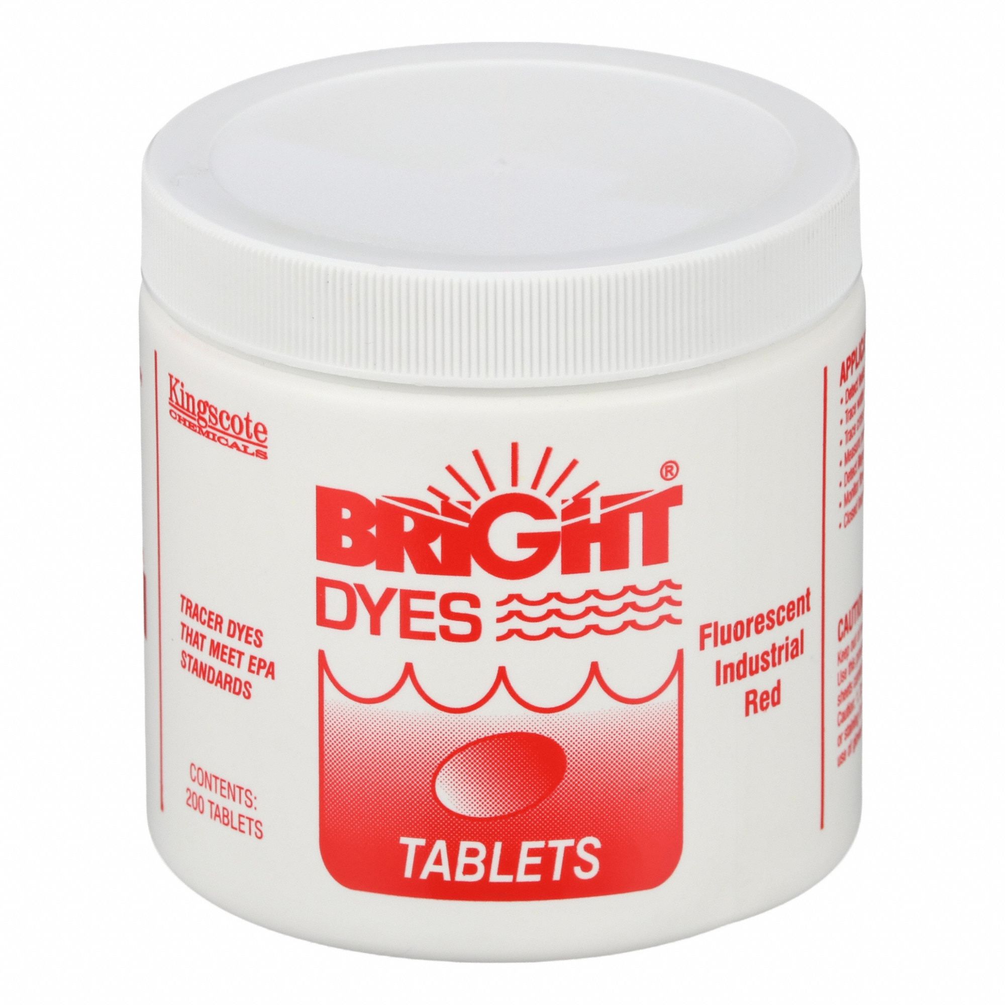 Water Tracer Dye: Red, 604 gal (Light Visual (100 ppb)/60 gal (Strong Visual (1 ppm)