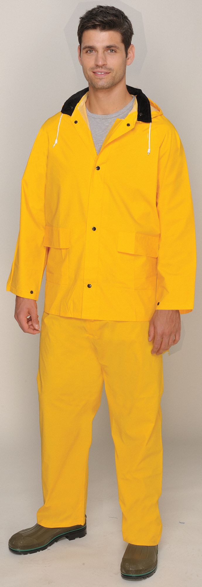 MIK 35100-XXXL Rain Suit,Jacket/Bib,Unrated,Yellow,3XL 60405966066 | eBay