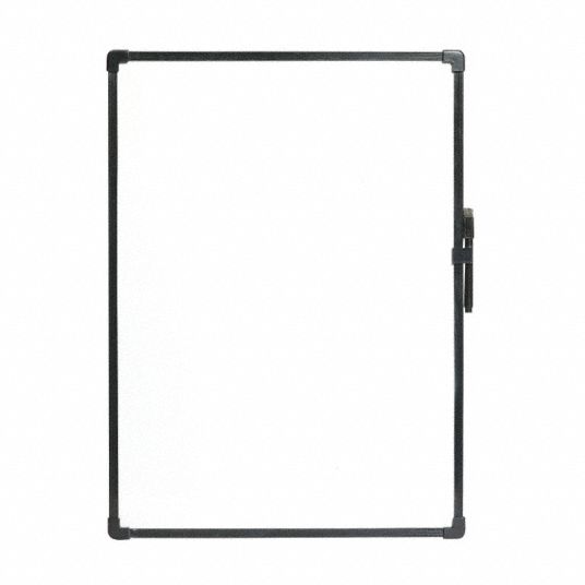 Wall Mounted, 16 in Dry Erase Ht, Dry Erase Board 9LG22UVVM1622