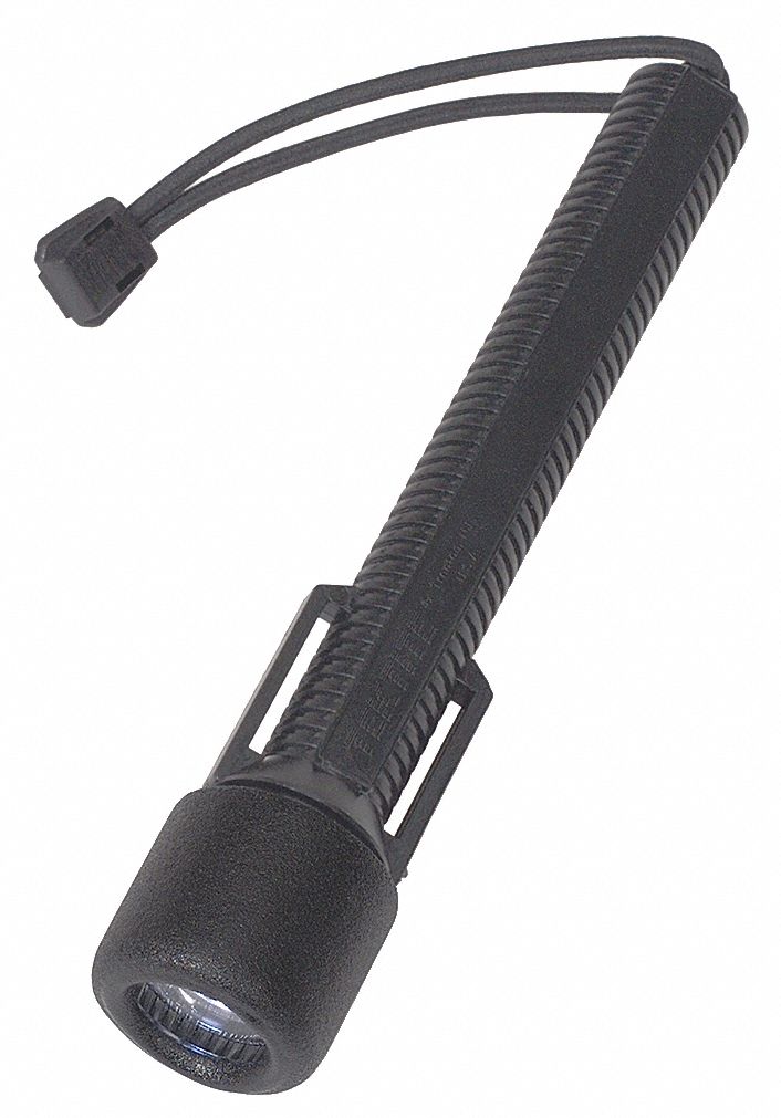 Industrial UV Handheld Flashlight, Plastic, Black