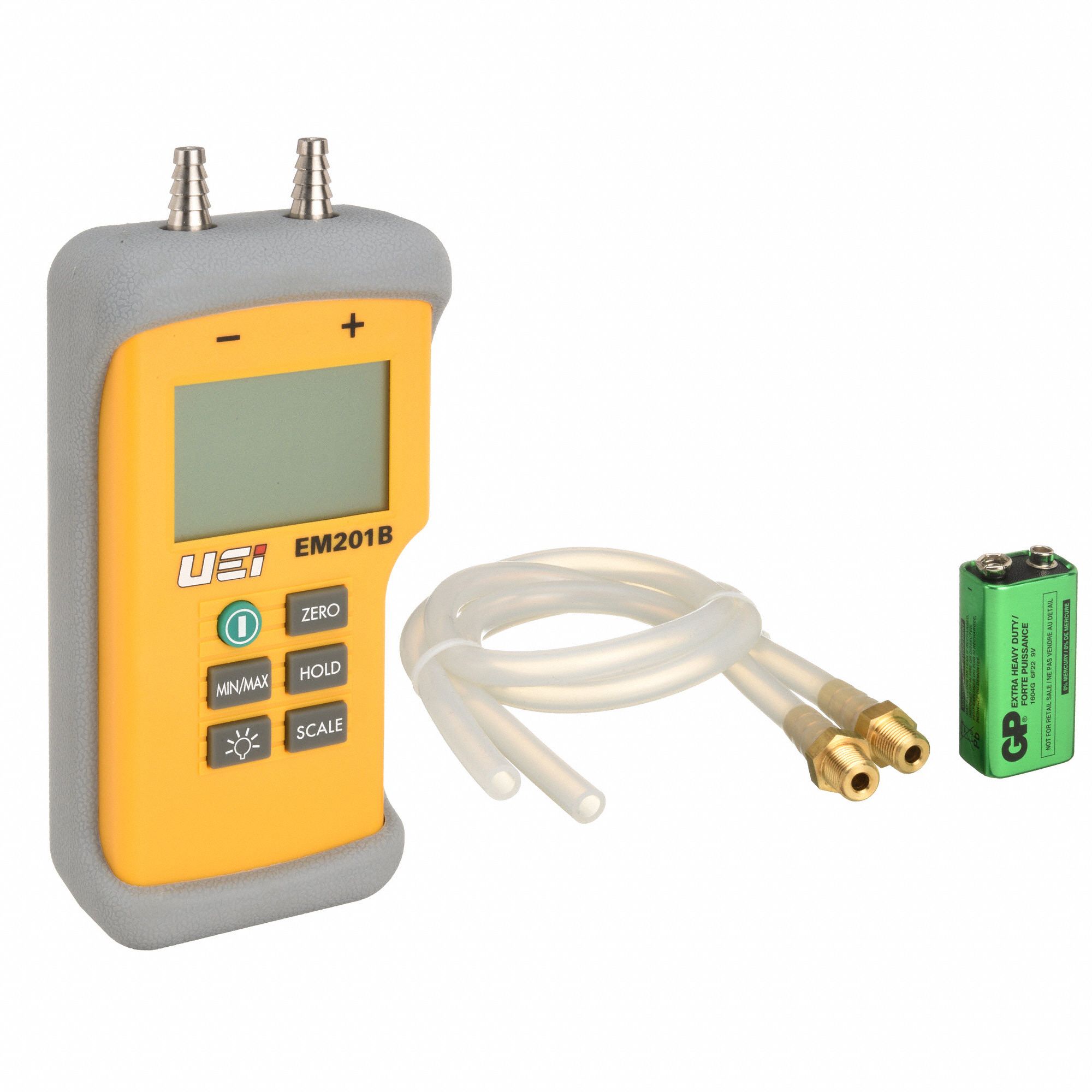 UEI TEST INSTRUMENTS Digital Manometer, 60 to +60 In.WC 9LHH8EM201B