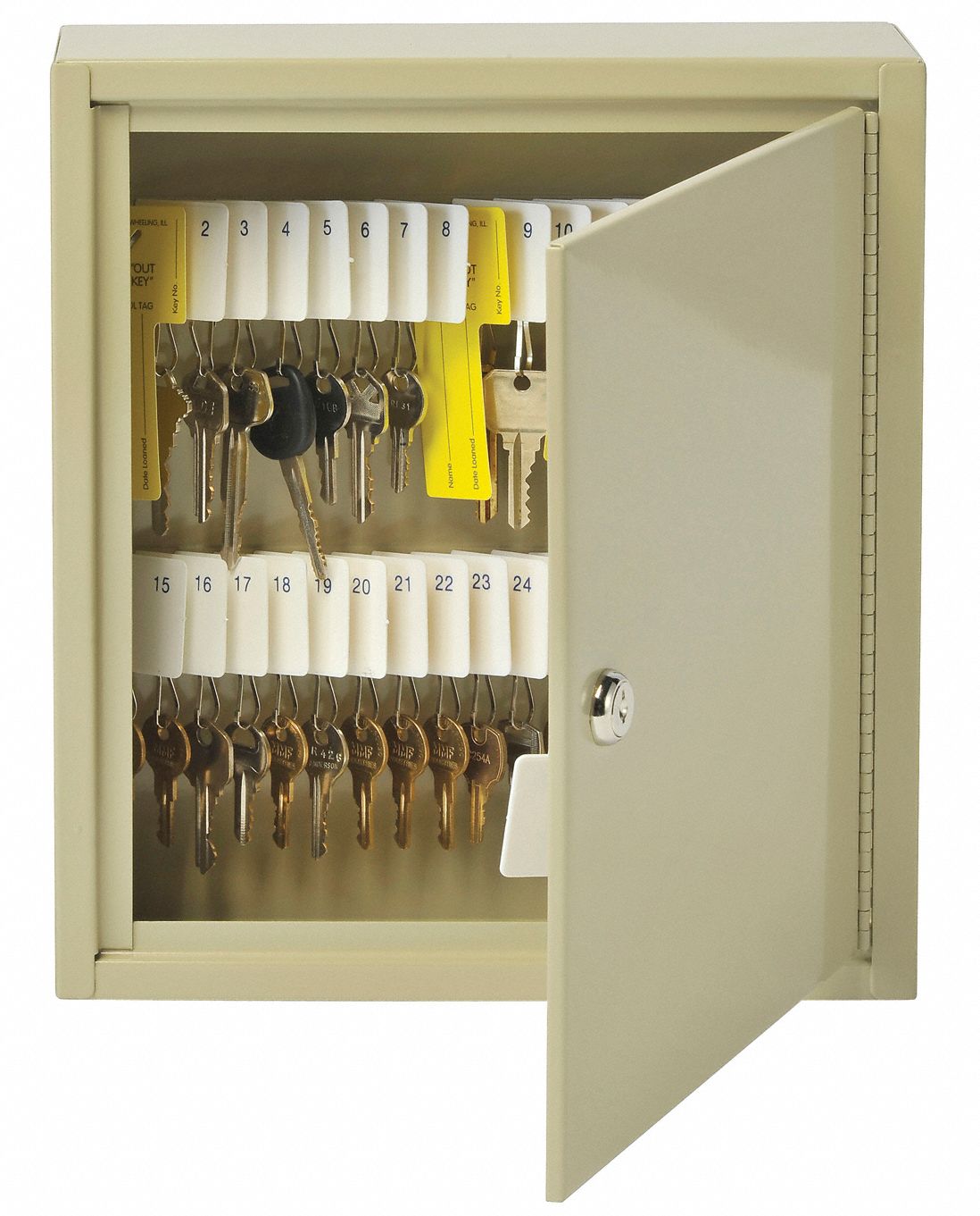 STEELMASTER Key Wall Mount, 60 Keys 9LHV92019060A03 Grainger