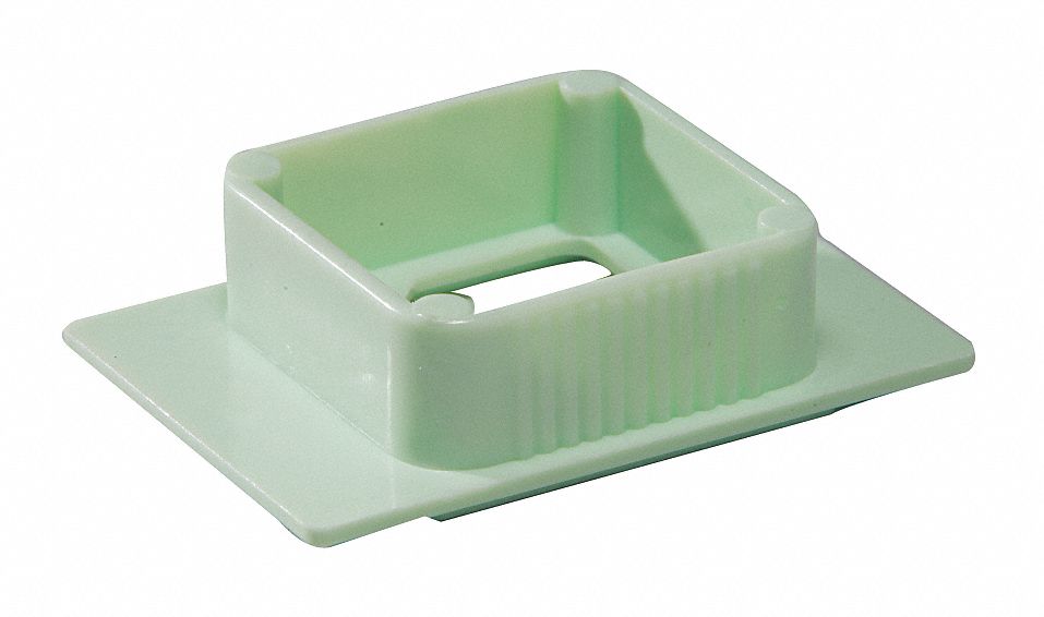 Tissue Embedding Ring: ABS, 1 5/8 in Overall Lg, 1 1/8 in Overall Wd, 3/8 in Overall Ht